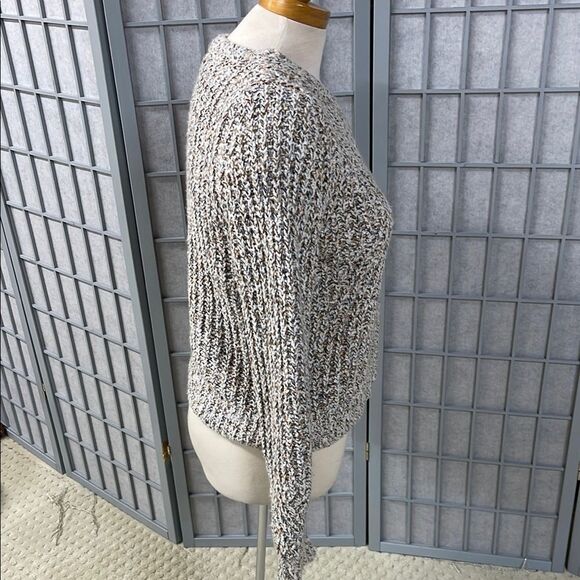 Banana Republic CHUNKY POINTELLE CROPPED SWEATER, Size Small - Picture 3 of 5